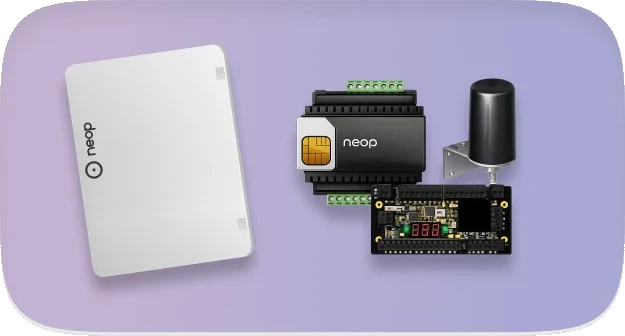 Contrôle 4G secours Tableau Neop : coffret précâblé, contrôleur 4G avec antenne et batterie de secours