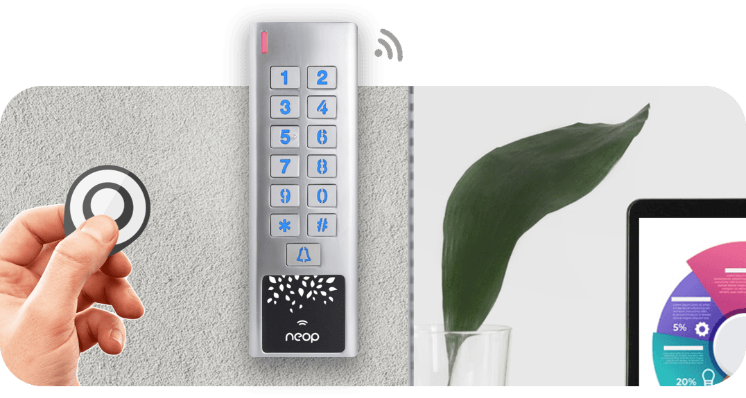 Neop access control Serrure connectée Neop 4G